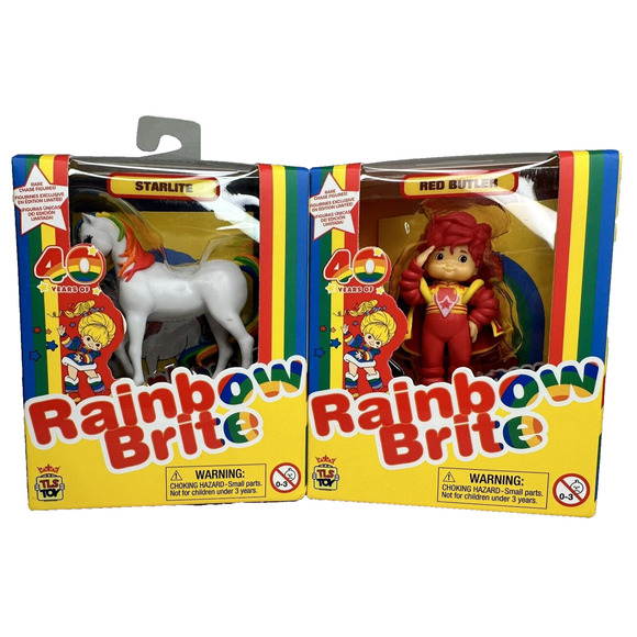 Rainbow Brite‎ 40 Years Mini Figures TLS ToysLoyal Subjects CheeBee Set of 2 NEW - Picture 1 of 11